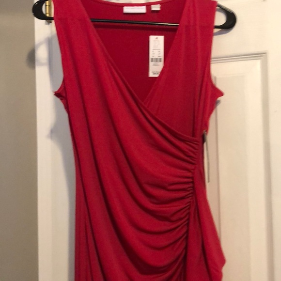 NY&C red wrap dress - Picture 3 of 4